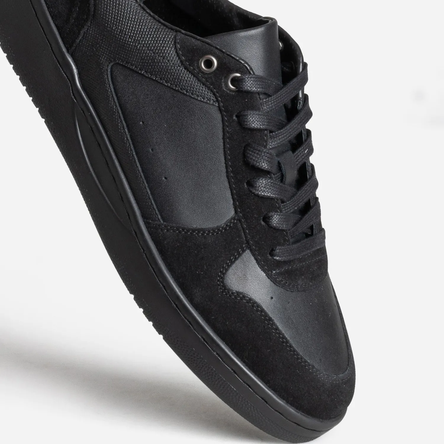 Eram Baskets/Tennis^Tennis e cuir bi-matière NOIR