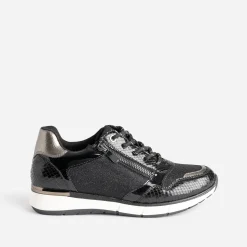 Eram Baskets^Tennis e et bronze bi matière NOIR