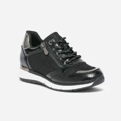 Eram Baskets^Tennis e et bronze bi matière NOIR