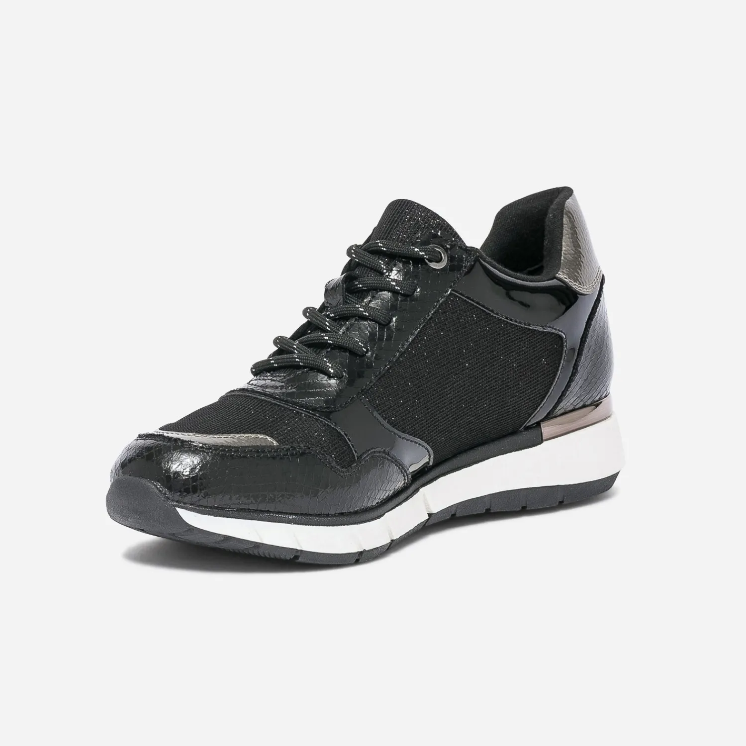 Eram Baskets^Tennis e et bronze bi matière NOIR