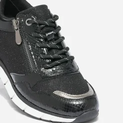 Eram Baskets^Tennis e et bronze bi matière NOIR
