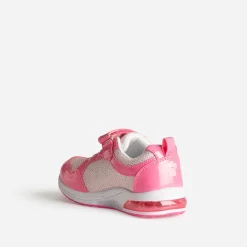 Pat Patrouille Baskets^Tennis verni semelle lumineuse ROSE