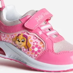 Pat Patrouille Baskets^Tennis verni semelle lumineuse ROSE