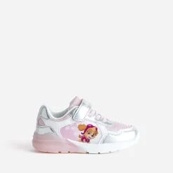 Pat Patrouille Baskets^Tennis et argent semelle lumineuse ROSE