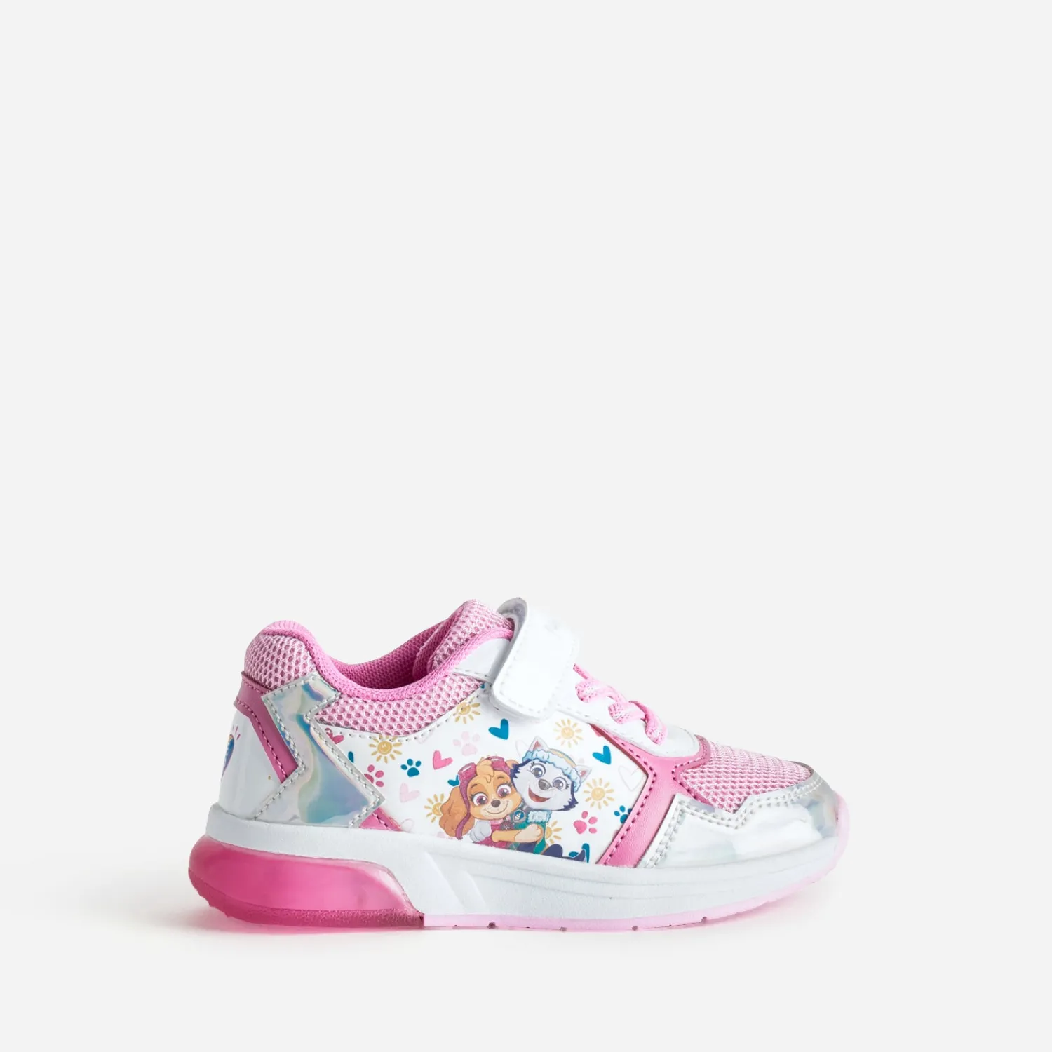 Pat Patrouille Baskets^Tennis et argentée ROSE