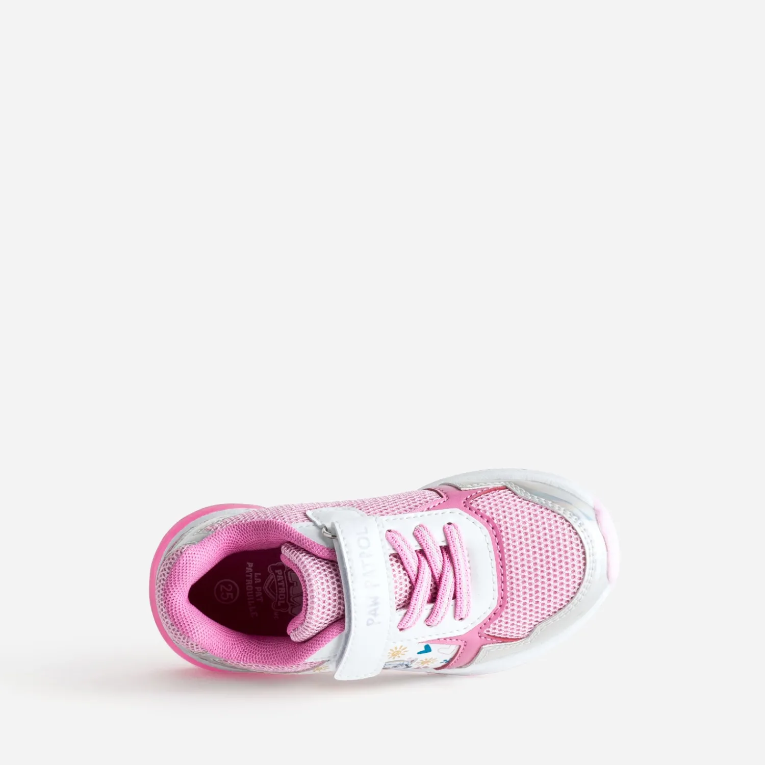 Pat Patrouille Baskets^Tennis et argentée ROSE