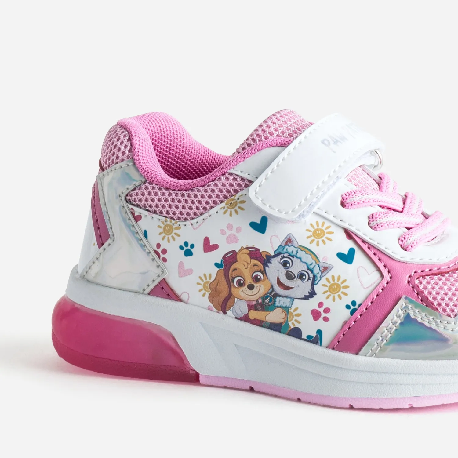 Pat Patrouille Baskets^Tennis et argentée ROSE