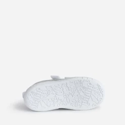 Puma Chaussures De Sport|Baskets^Tennis he et argentée à scratchs BLANC