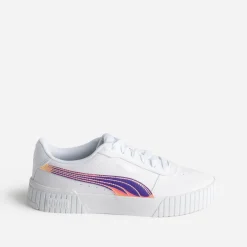 Puma Baskets^Tennis he et iridescente à plateforme BLANC
