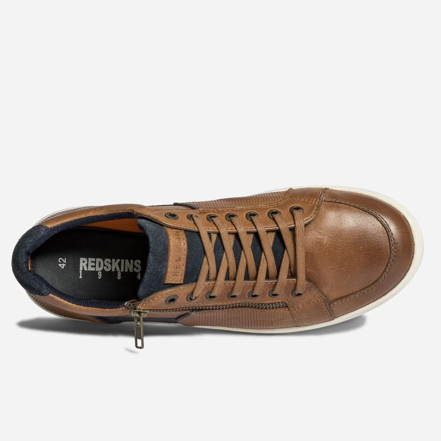 Redskins Baskets/Tennis^Tennis en cuir COGNAC