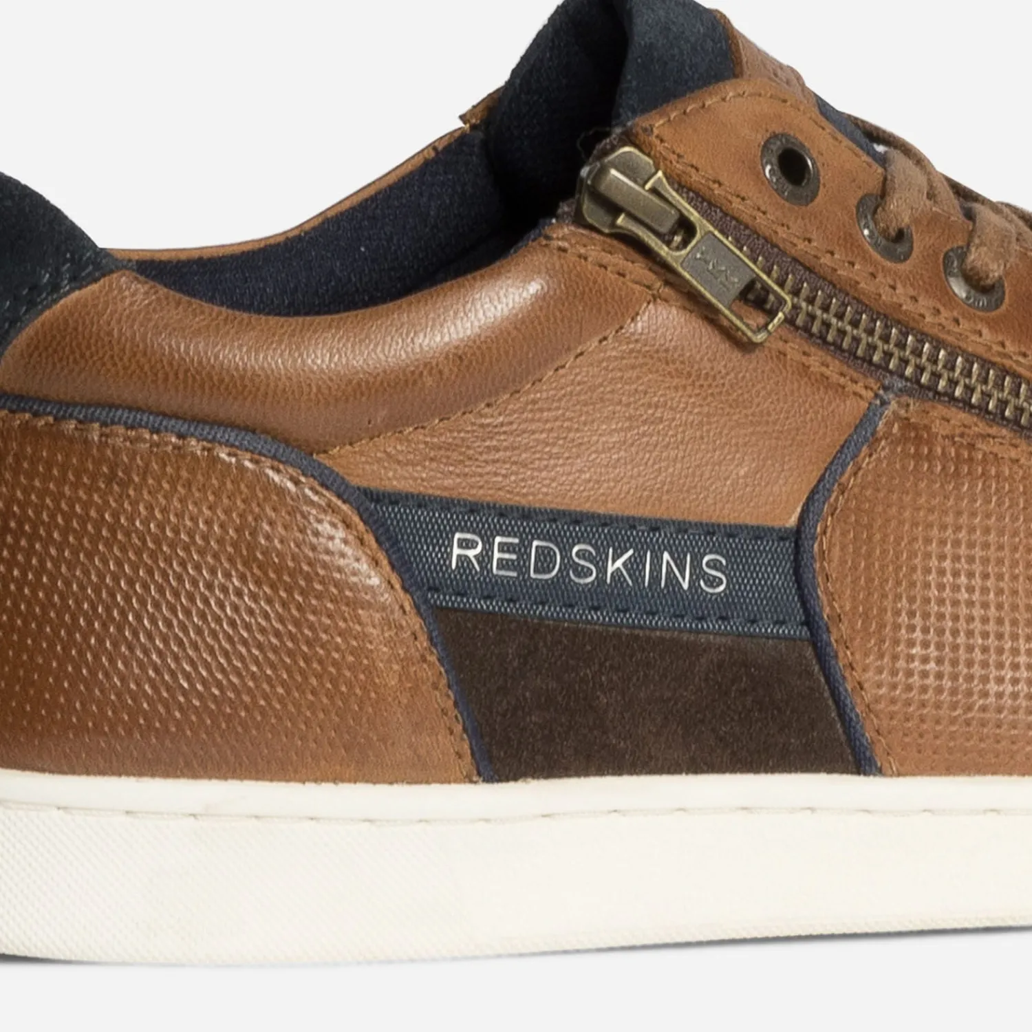 Redskins Baskets/Tennis^Tennis en cuir COGNAC