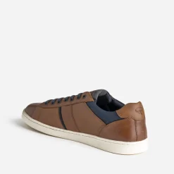Redskins Baskets/Tennis^Tennis marron en cuir COGNAC