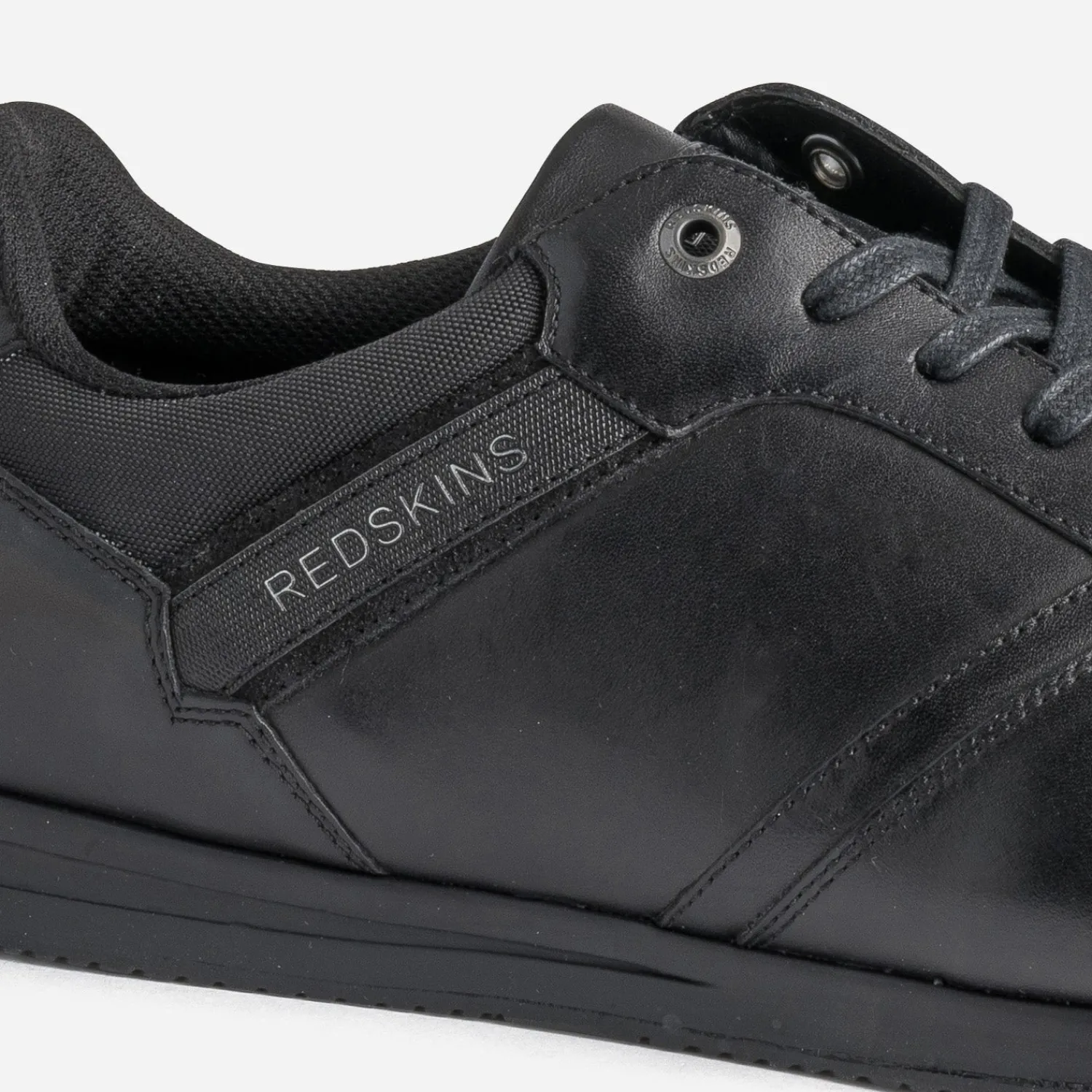 Redskins Baskets/Tennis^Tennis e en cuir NOIR