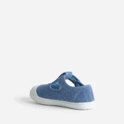 Buggy Baskets^Tennis salomé e en toile BLEU