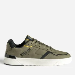 Schott Baskets/Tennis^Tennis , noir, jaune KAKI
