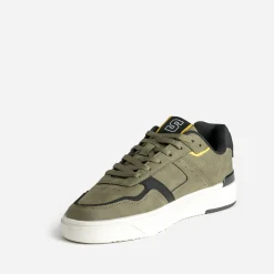 Schott Baskets/Tennis^Tennis , noir, jaune KAKI