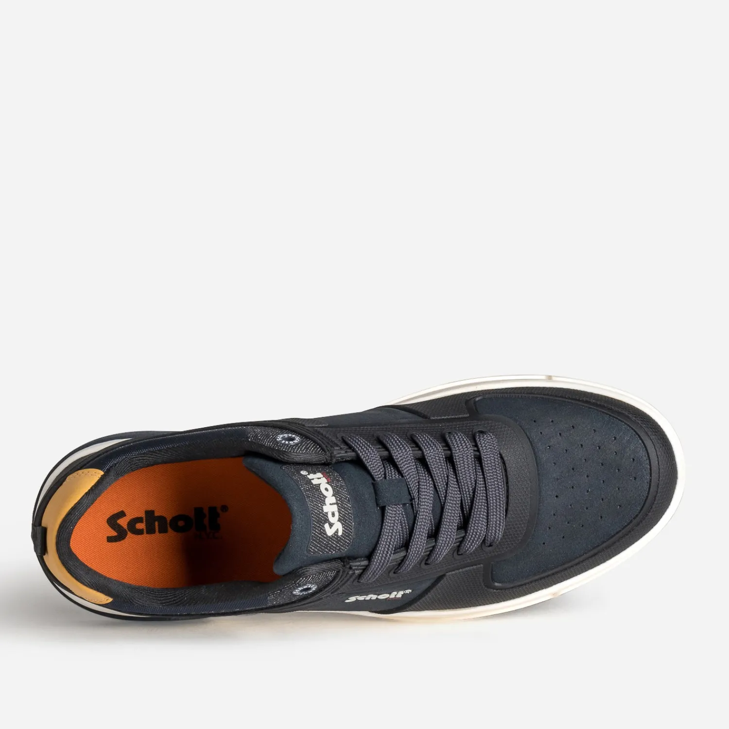 Schott Baskets/Tennis^Tennis NYC® bimatière MARINE