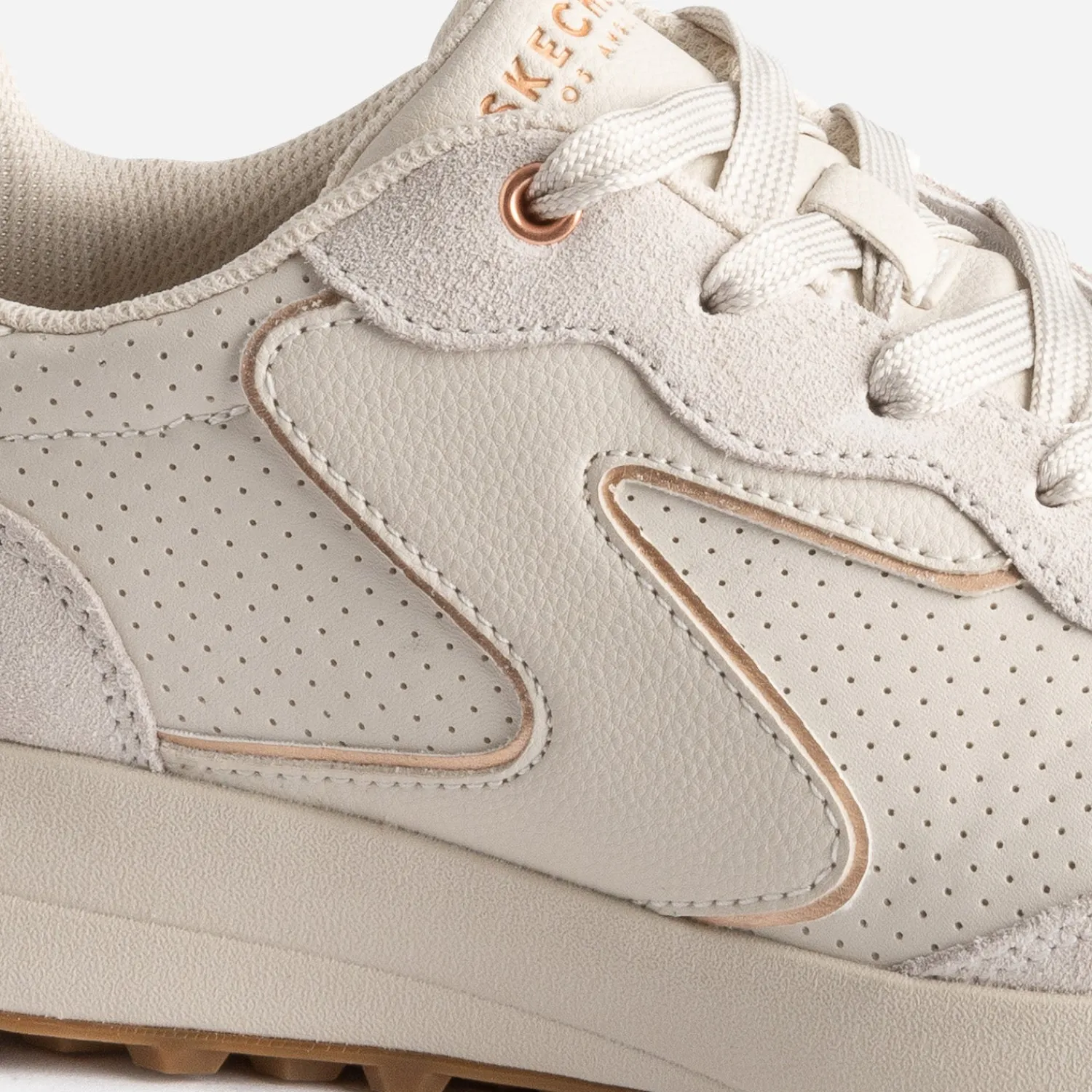 Skechers Baskets^Tennis bi-matière BEIGE