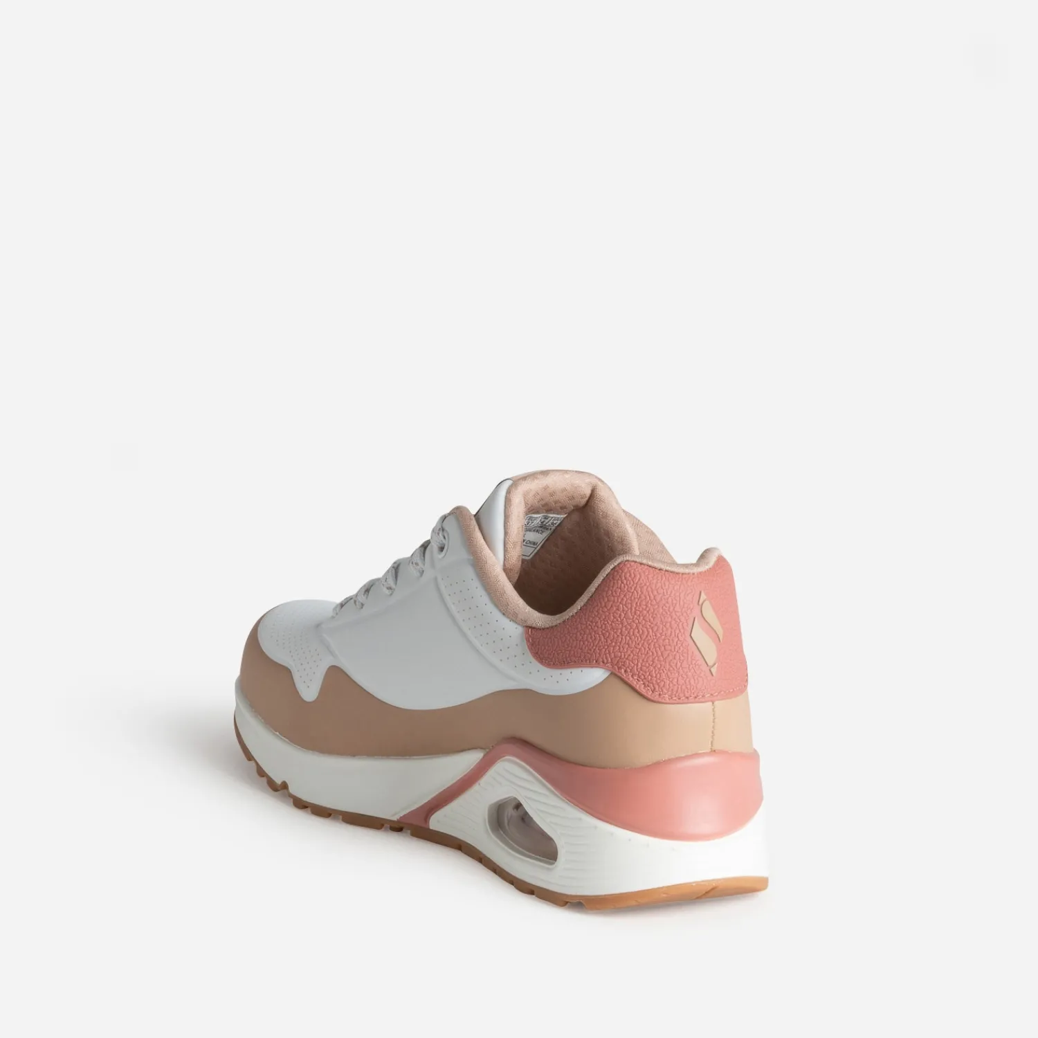 Skechers Baskets^Tennis he, beige, rose BLANC