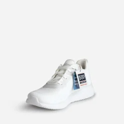Skechers Baskets^Tennis he en mesh BLANC