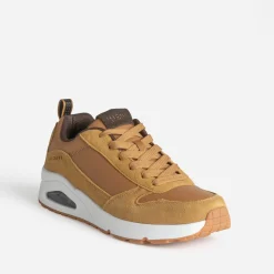 Skechers Baskets/Tennis^Tennis bi-matière CAMEL