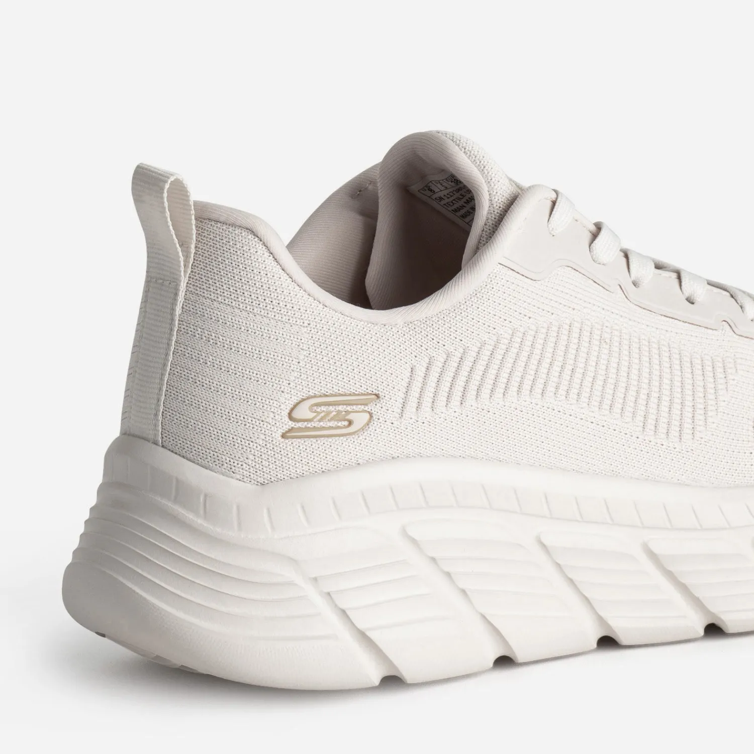 Skechers Baskets^Tennis écrue semelle épaisse BEIGE