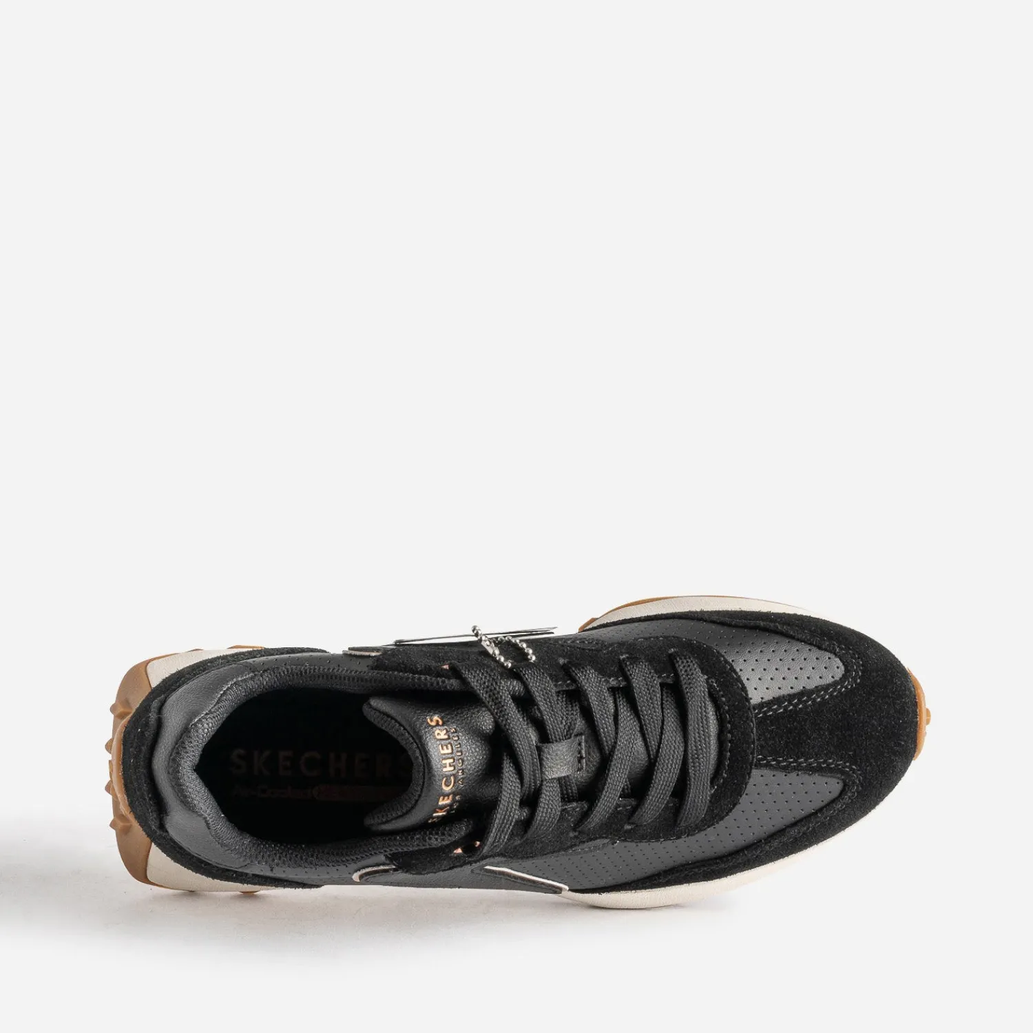 Skechers Baskets^Tennis e bi-matière NOIR