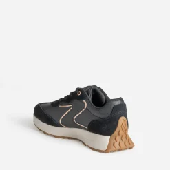 Skechers Baskets^Tennis e bi-matière NOIR