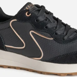 Skechers Baskets^Tennis e bi-matière NOIR