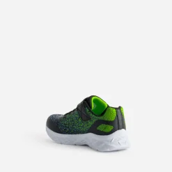 Skechers Baskets^Tennis e, bleu, vert fluo NOIR
