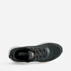 Skechers Baskets^Tennis e mesh pailleté NOIR