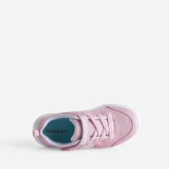 Skechers Baskets^Tennis mesh pailleté ROSE