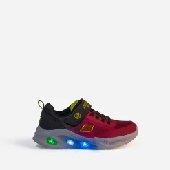 Skechers Chaussures De Sport|Baskets^Tennis et noire clignotante ROUGE