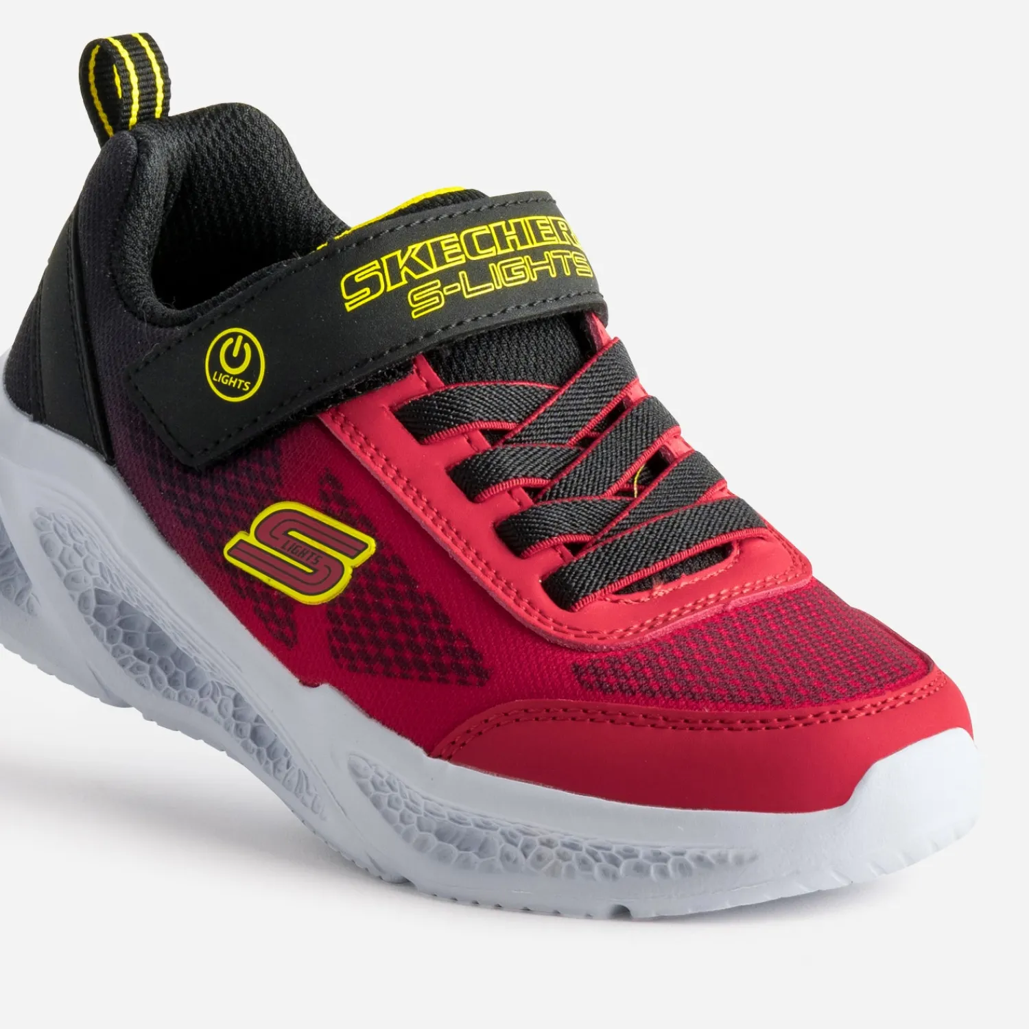 Skechers Chaussures De Sport|Baskets^Tennis et noire clignotante ROUGE
