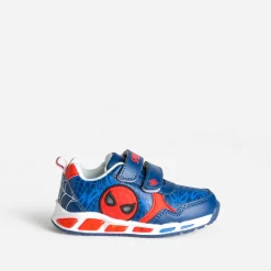 703 Baskets^Tennis SPIDERMAN e et rouge lumineuse BLEU