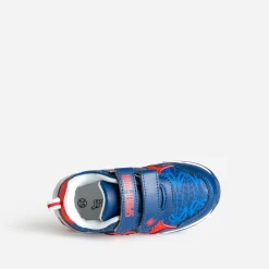 703 Baskets^Tennis SPIDERMAN e et rouge lumineuse BLEU