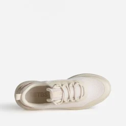 Tbs Baskets^Tennis mesh détails dorés BEIGE