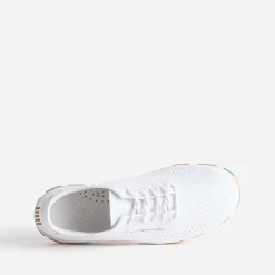 Tbs Baskets^Tennis he en mesh semelle camouflage BLANC