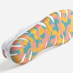 Tbs Baskets^Tennis he en mesh semelle camouflage BLANC