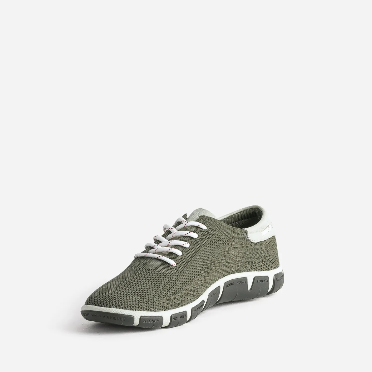 Tbs Baskets^Tennis bordeaux en mesh KAKI