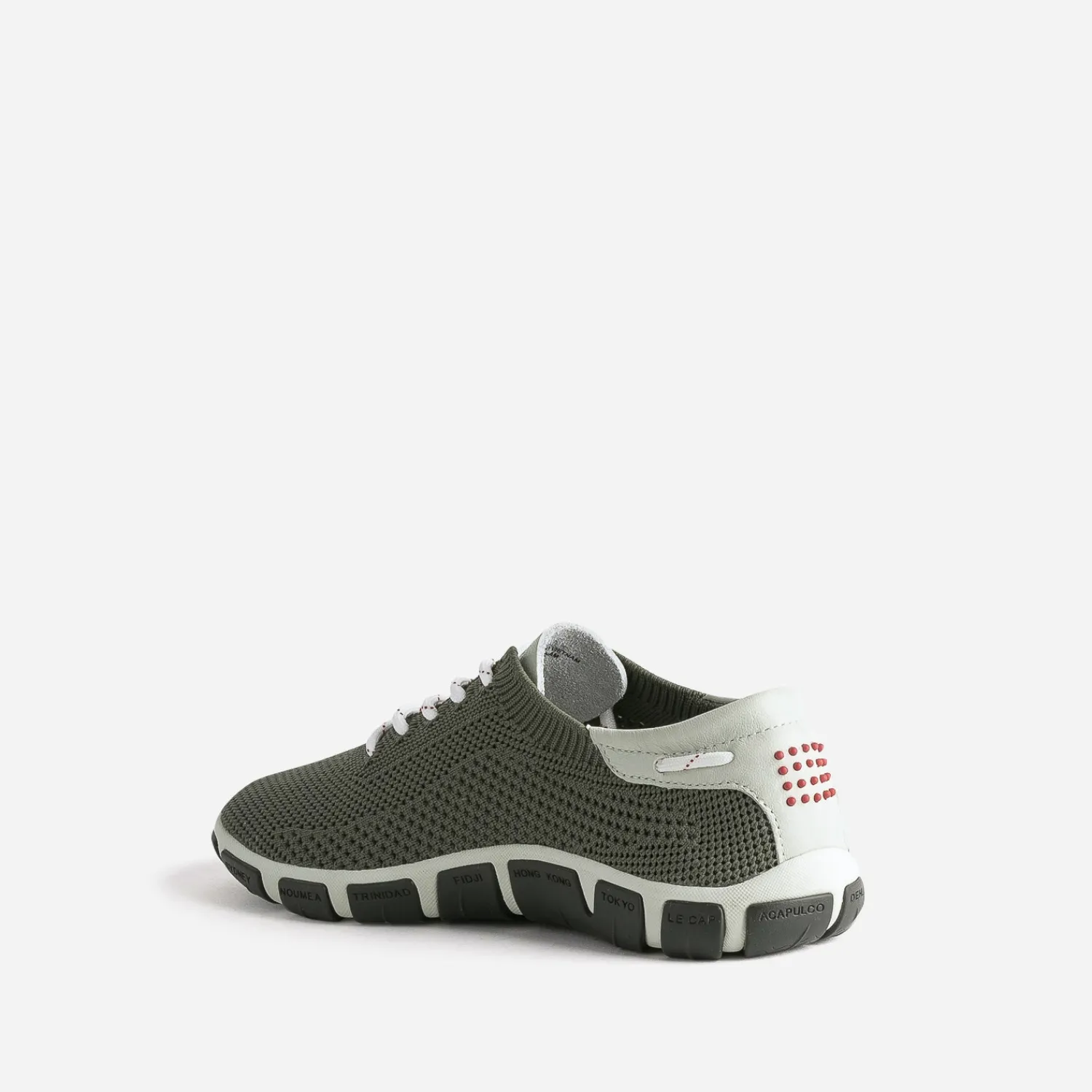 Tbs Baskets^Tennis bordeaux en mesh KAKI