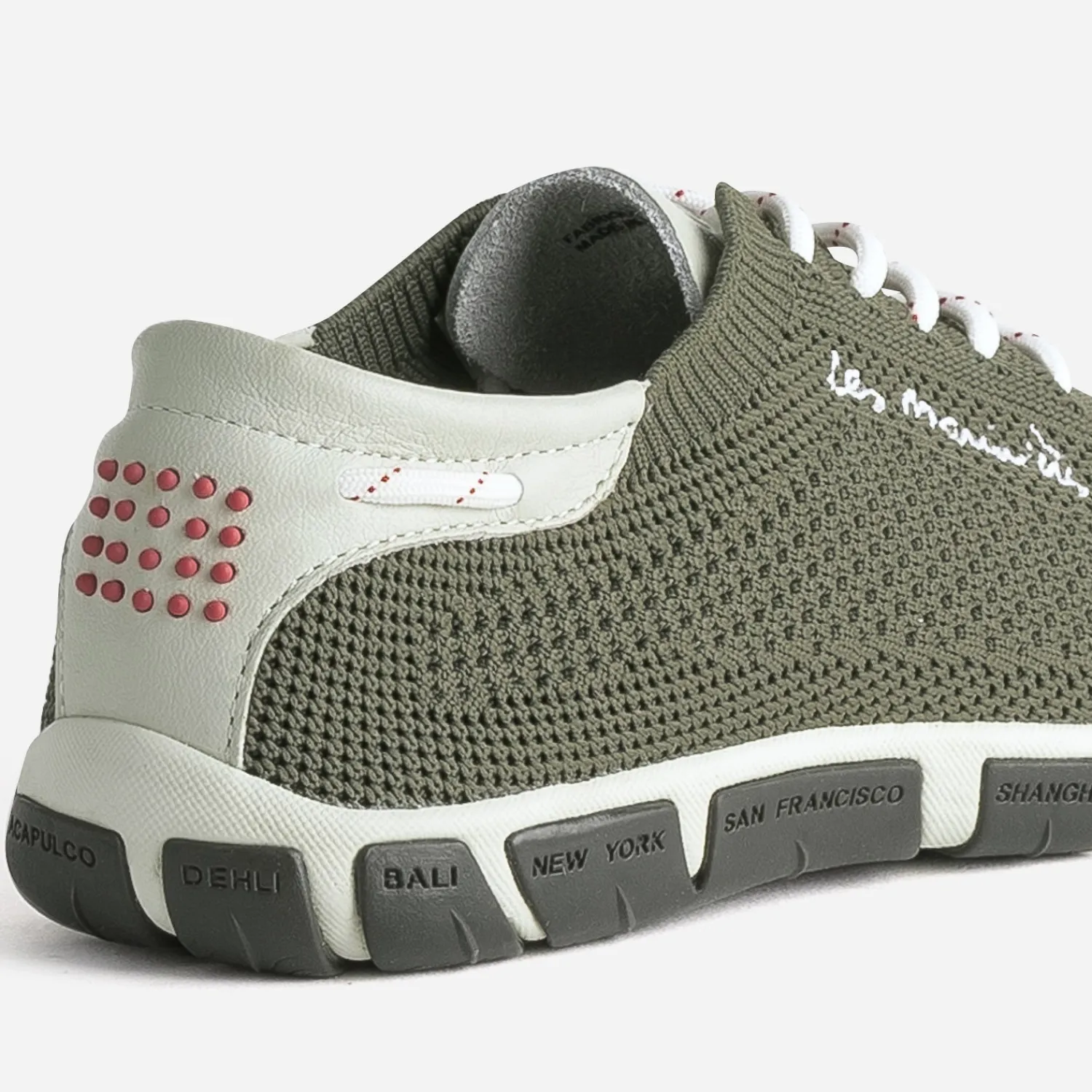 Tbs Baskets^Tennis bordeaux en mesh KAKI