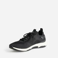 Tbs Baskets^Tennis e en mesh tricoté NOIR