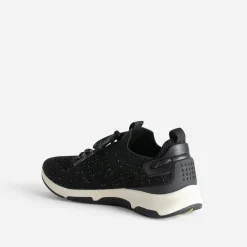 Tbs Baskets^Tennis e en mesh tricoté NOIR