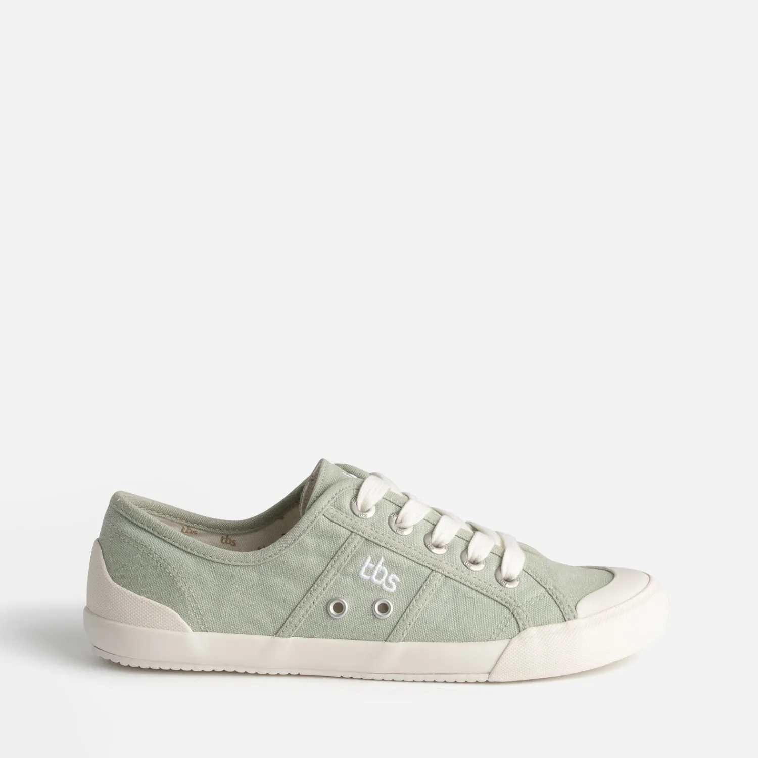 Tbs Baskets^Tennis sauge en toile VERT