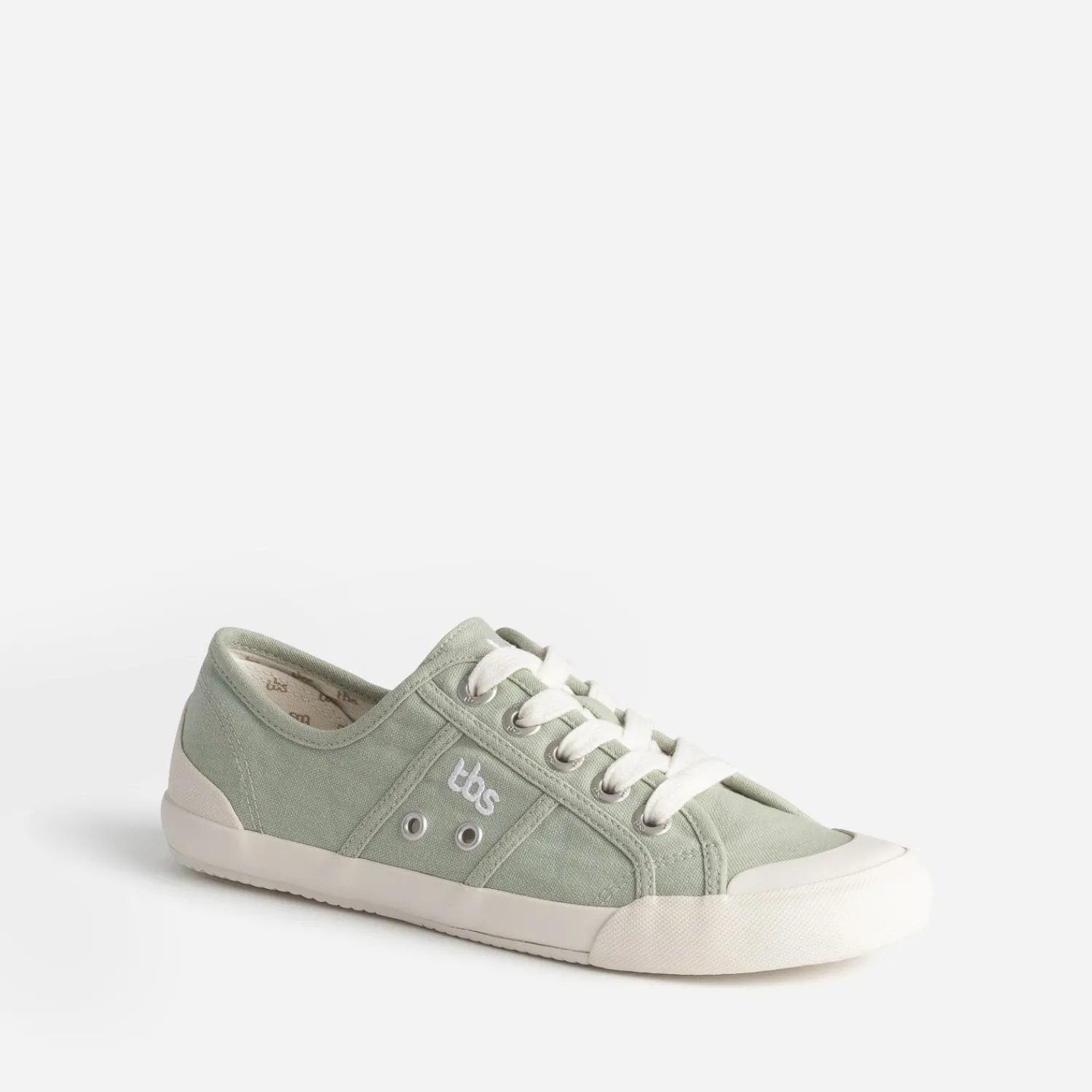 Tbs Baskets^Tennis sauge en toile VERT