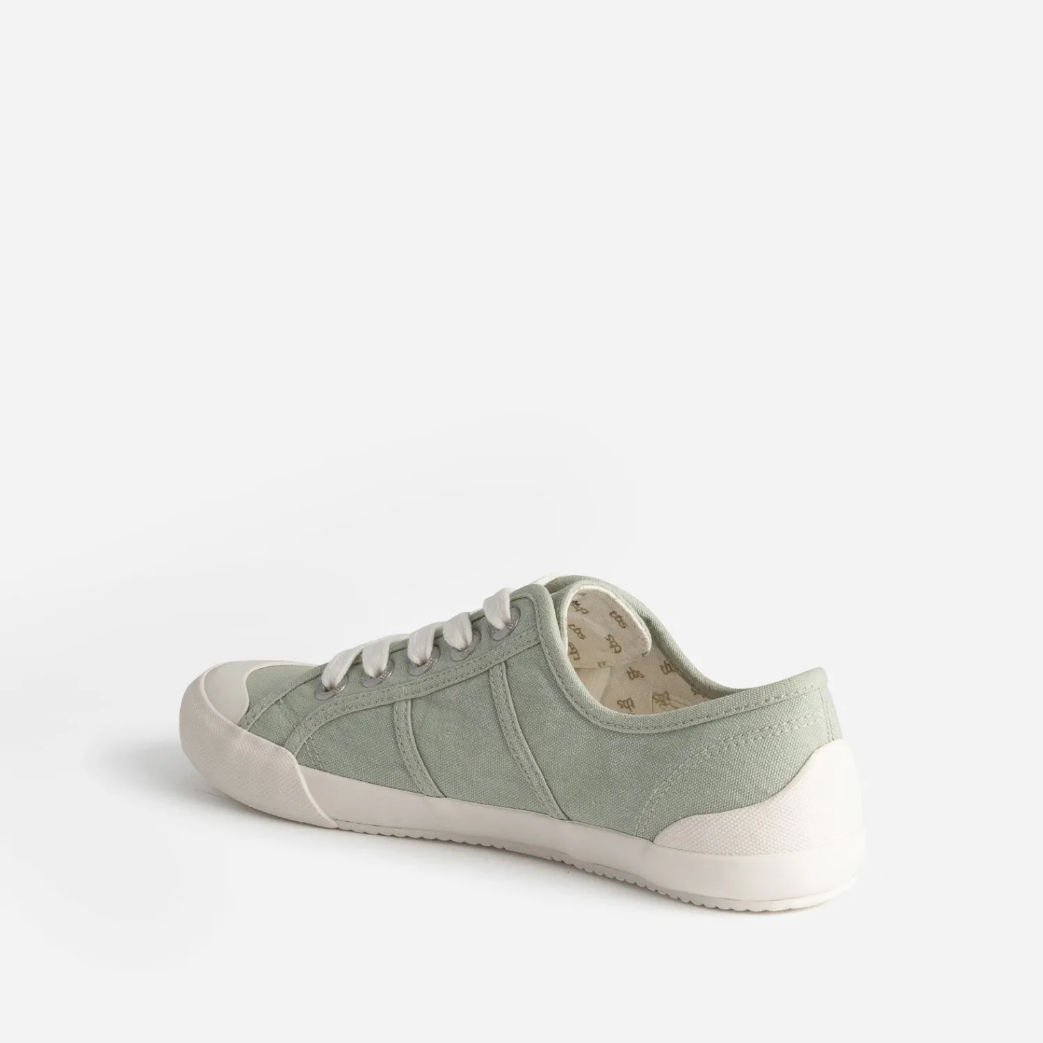 Tbs Baskets^Tennis sauge en toile VERT