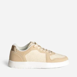 Texto Baskets^Tennis et doré irisé BEIGE