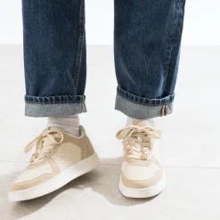 Texto Baskets^Tennis et doré irisé BEIGE