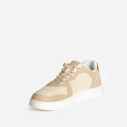 Texto Baskets^Tennis et doré irisé BEIGE